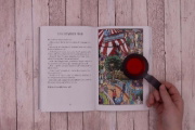 Buchcover und Innenansicht für das Buch: Findest du die Spur? - Der große Brand