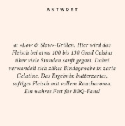 Buchcover und Innenansicht für das Buch: Barbecue-Quiz