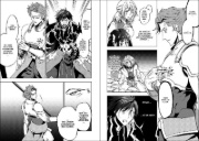 Buchcover und Innenansicht für das Buch: Ankoku Kishi no Ore Desu ga Saikyou no Seikishi o Mezashimasu