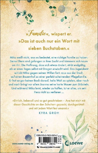 Buchcover und Innenansicht für das Buch: Nur ein Wort mit sieben Buchstaben