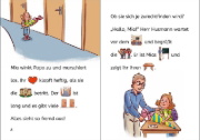 Buchcover und Innenansicht für das Buch: Bildermaus - Ein Tiger in der Schule?