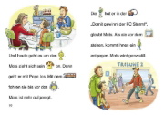 Buchcover und Innenansicht für das Buch: Bildermaus - Fußballgeschichten