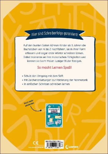 Buchcover und Innenansicht für das Buch: Ich entdecke die Buchstaben