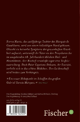 Buchcover und Innenansicht für das Buch: Von der Liebe und anderen Dämonen