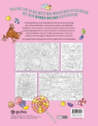 Buchcover und Innenansicht für das Buch: Harry Potter: An Official Sweets and Treats Coloring Book