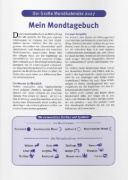 Buchcover und Innenansicht für das Buch: Der große Mondkalender 2027