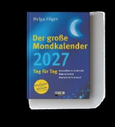 Buchcover und Innenansicht für das Buch: Der große Mondkalender 2027