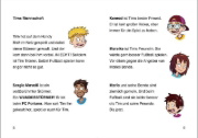 Buchcover und Innenansicht für das Buch: Leselöwen 1. Klasse - Anpfiff für den Wunderstürmer!