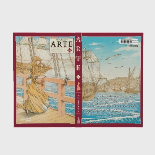 Buchcover und Innenansicht für das Buch: Arte