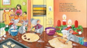 Buchcover und Innenansicht für das Buch: Wunderbare Weihnachten mit Familie Maus