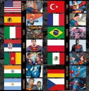 Buchcover und Innenansicht für das Buch: Superman: The World (Hardcover-Edition)