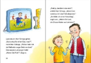 Buchcover und Innenansicht für das Buch: Leselöwen 2. Klasse - Die besten Kicker der Welt
