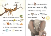 Buchcover und Innenansicht für das Buch: Bildermaus - Nur Mut, kleiner Elefant!