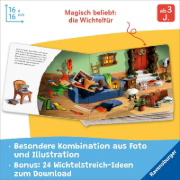 Buchcover und Innenansicht für das Buch: Hurra, der Wichtel ist da! Mein Wichteltür-Buch