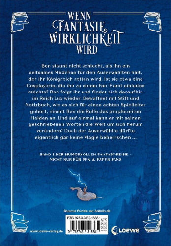 Buchcover und Innenansicht für das Buch: Spellbinders: The Not-So-Chosen One