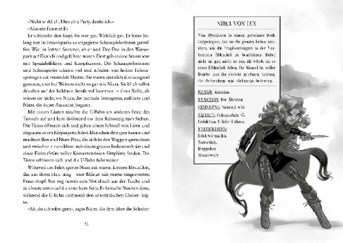 Buchcover und Innenansicht für das Buch: Spellbinders: The Not-So-Chosen One