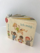 Buchcover und Innenansicht für das Buch: Die Großen Kleinen: Ich mag ... schaukeln, malen, Fußball, Krach