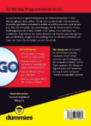 Buchcover und Innenansicht für das Buch: Go programmieren für Dummies