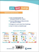 Buchcover und Innenansicht für das Buch: Die neuen LernSpielZwerge - Erste Buchstabenspiele