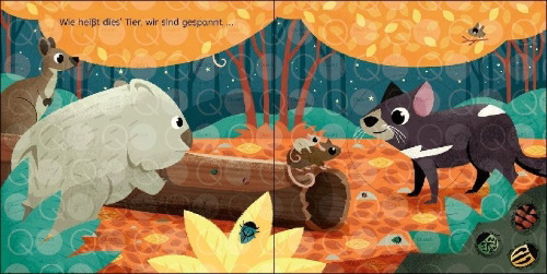 Buchcover und Innenansicht für das Buch: Animal Magic: In the Night