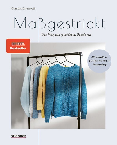 Buchcover und Innenansicht für das Buch: Maßgestrickt