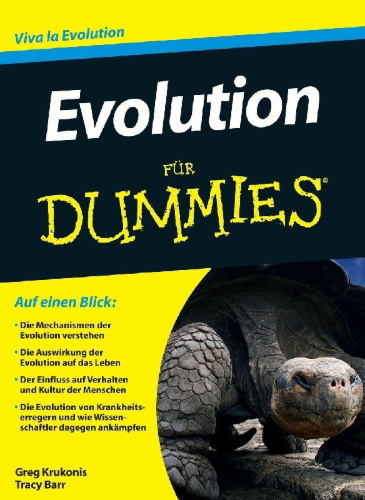 Buchcover und Innenansicht für das Buch: Evolution für Dummies