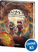 Buchcover und Innenansicht für das Buch: Nightmore - Das gruseligste Internat der Welt (Band 3) - Teuflisch fieser Fluch