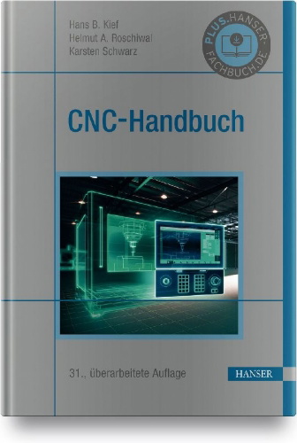 Buchcover und Innenansicht für das Buch: CNC-Handbuch