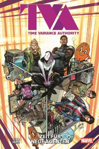 Buchcover und Innenansicht für das Buch: TVA (2025) #1-#5