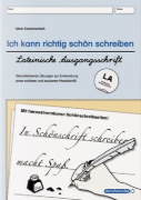 Buchcover und Innenansicht für das Buch: Ich kann richtig schön schreiben - Lateinische Ausgangsschrift LA