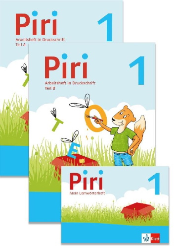 Buchcover und Innenansicht für das Buch: Piri 1. Arbeitsheft in Druckschrift Klasse 1