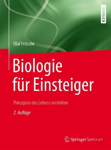 Buchcover und Innenansicht für das Buch: Biologie für Einsteiger