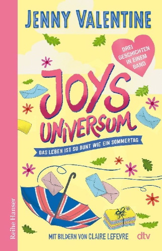 Buchcover und Innenansicht für das Buch: Joys Universum