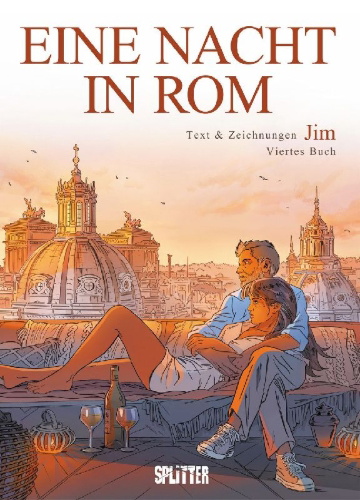 Buchcover und Innenansicht für das Buch: Eine Nacht in Rom. Band 4