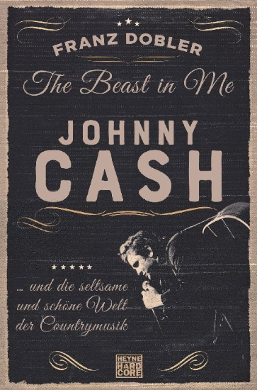 Buchcover und Innenansicht für das Buch: The Beast in Me. Johnny Cash