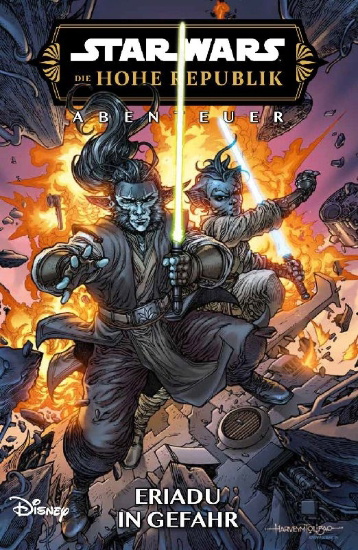Buchcover und Innenansicht für das Buch: US-Star Wars: The High Republic Adventures: (Phase III) #6-#10