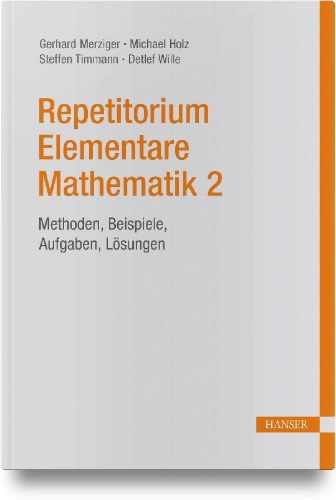 Buchcover und Innenansicht für das Buch: Repetitorium Elementare Mathematik 2