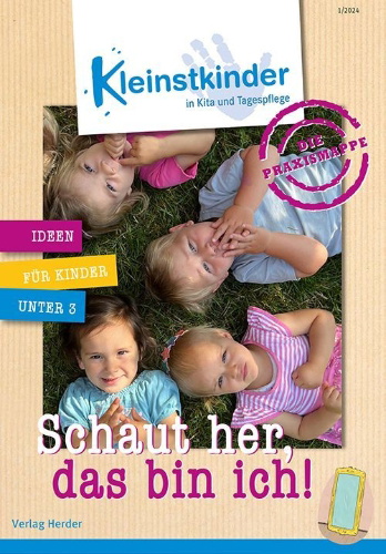 Buchcover und Innenansicht für das Buch: Die Praxismappe: Schaut her, das bin ich!