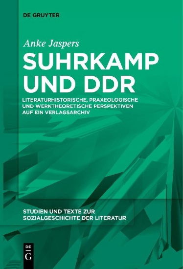 Buchcover und Innenansicht für das Buch: Suhrkamp und DDR