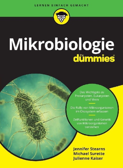 Buchcover und Innenansicht für das Buch: Mikrobiologie für Dummies