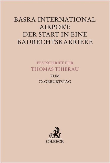 Buchcover und Innenansicht für das Buch: Basra International Airport: Der Start in eine Baurechtskarriere