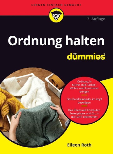 Buchcover und Innenansicht für das Buch: Ordnung halten für Dummies