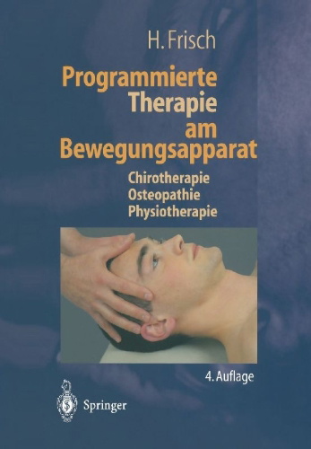 Buchcover und Innenansicht für das Buch: Programmierte Therapie am Bewegungsapparat