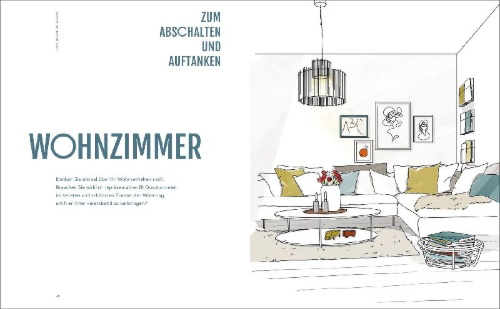 Buchcover und Innenansicht für das Buch: Aus 4 Zimmern mach 6 Räume