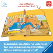 Buchcover und Innenansicht für das Buch: Mein Knuddel-Knautsch-Buch - Große Fahrzeuge