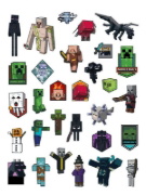 Buchcover und Innenansicht für das Buch: Minecraft: 1001 Sticker: Stickern - Rätseln - Ausmalen