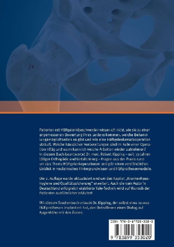 Buchcover und Innenansicht für das Buch: Operation Hüfte