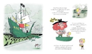 Buchcover und Innenansicht für das Buch: A l'eau les pirates!
