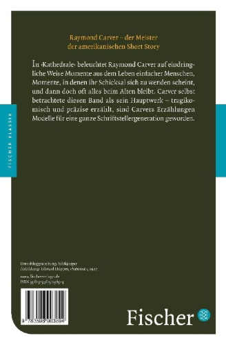 Buchcover und Innenansicht für das Buch: Kathedrale