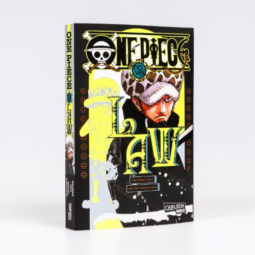 Buchcover und Innenansicht für das Buch: One Piece Law Novel